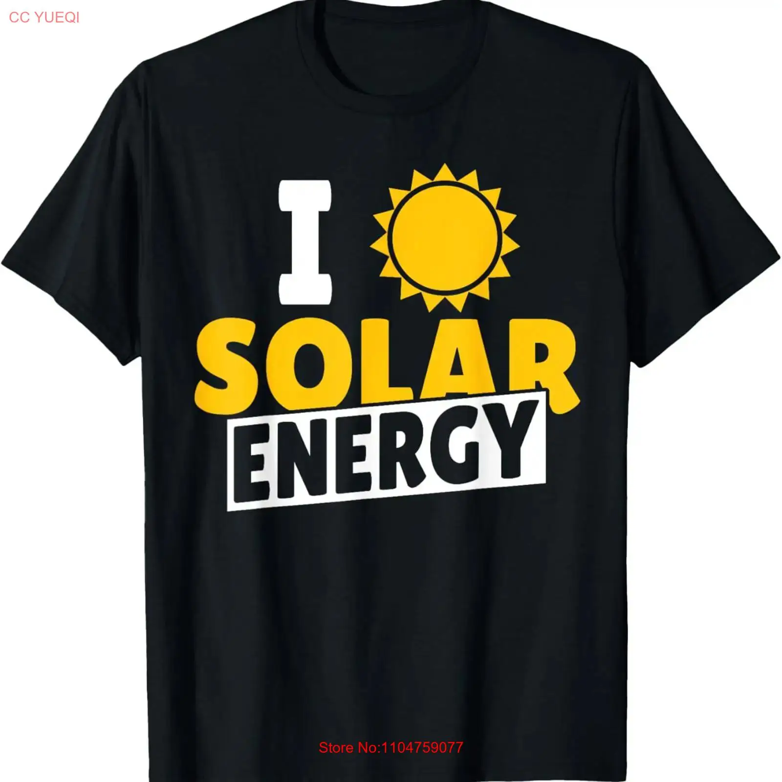 Renewable Energy In China - ฉันชอบเสื้อยืดพลังงานแสงอาทิตย์แบบรีไซเคิล วินเทจ ลุคสบายๆ ใส่ได้ทุกโอกาส แฟชั่นเล็กๆน้อยๆ