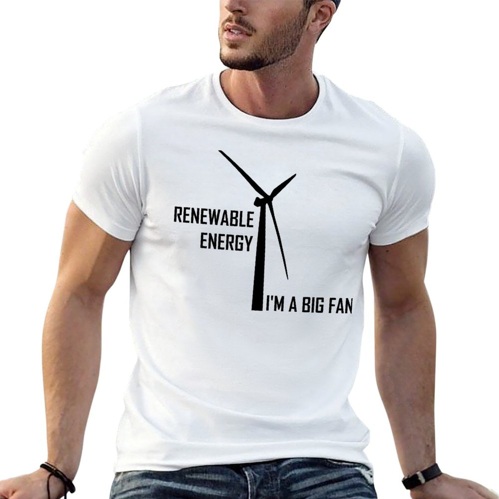 Renewable Energy In China - พลังงานทดแทน ฉันเป็นแฟนคลับอย่างยิ่ง: เสื้อยืดวิทยาศาสตร์พลังงานทดแทนสุดฮา เสื้อยืดแห้งเร็ว คุณภาพเยี่ยม