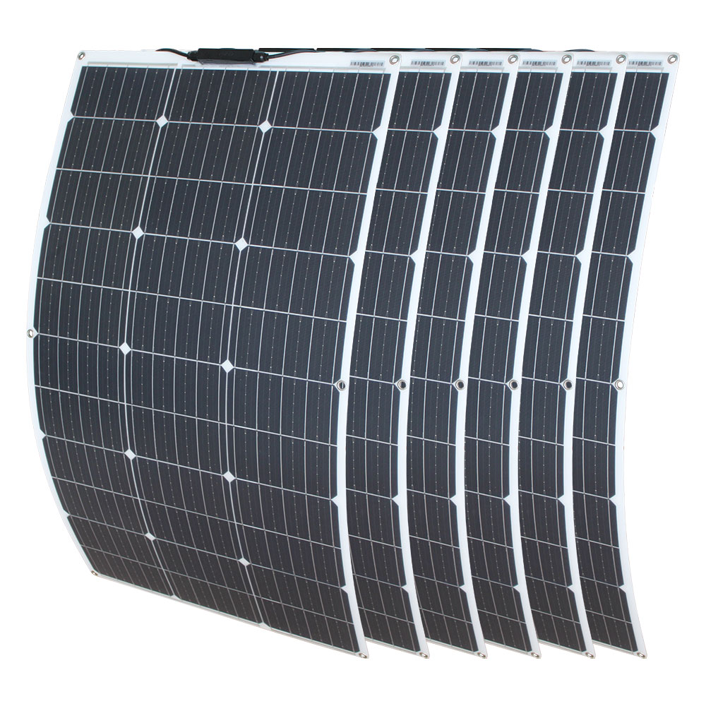 Rv Solar Kit 400W - แผงโซลาร์เซลล์แบบยืดหยุ่น 18V 100W ชุดแผงโซลาร์เซลล์ 200W 300W