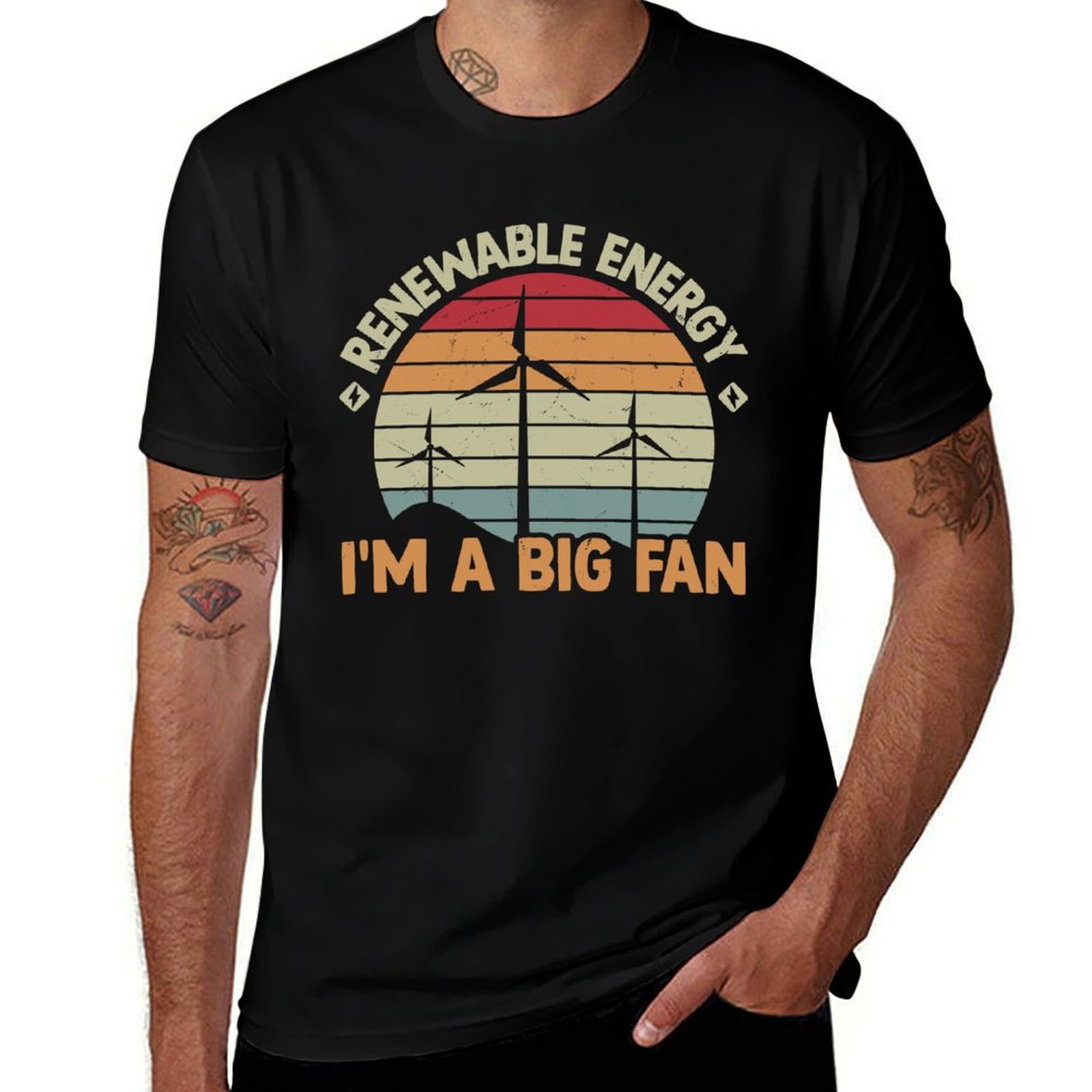 Renewable Energy In China - เสื้อผ้าสำหรับคนรักพลังงาน เสื้อยืดพลังงานทดแทน เสื้อยืดใส่ทำงานสบาย