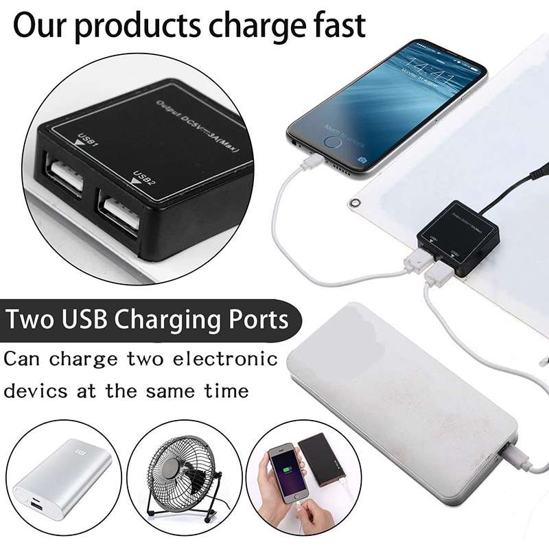 ชุดแผงโซล่า400W 12V 5V DC USB  - Rv Solar Kit 400W บทวิจารณ์และราคา