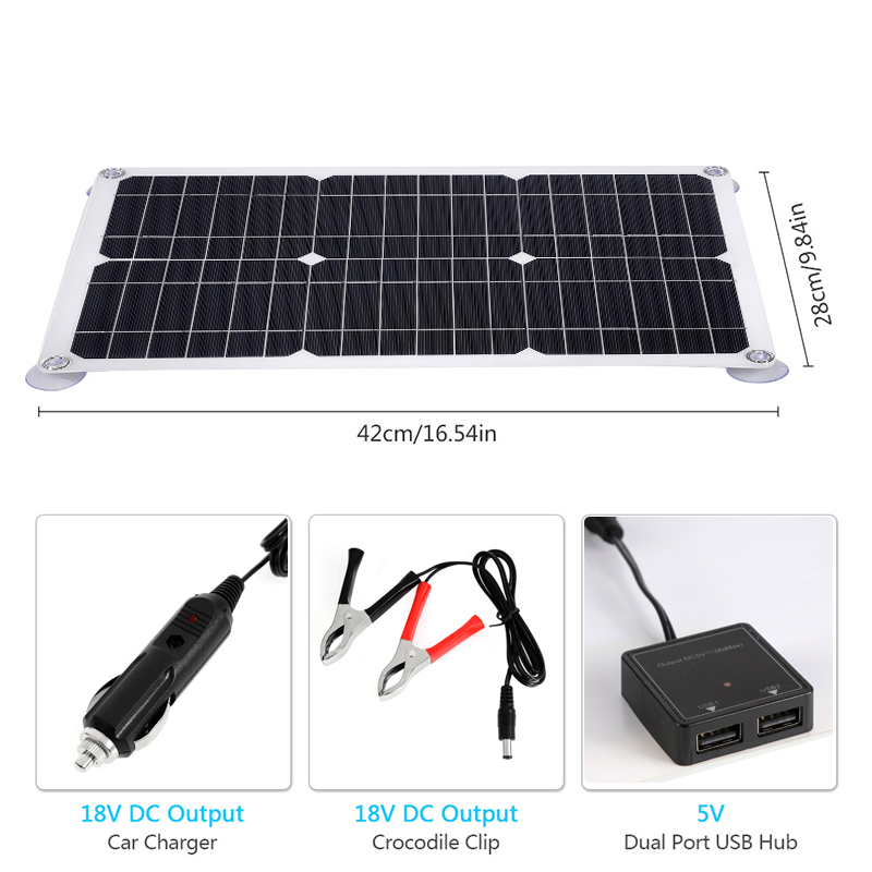 200W 400W 18V ชุดแผงพลังงานแสง - Rv Solar Kit 400W บทวิจารณ์และราคา