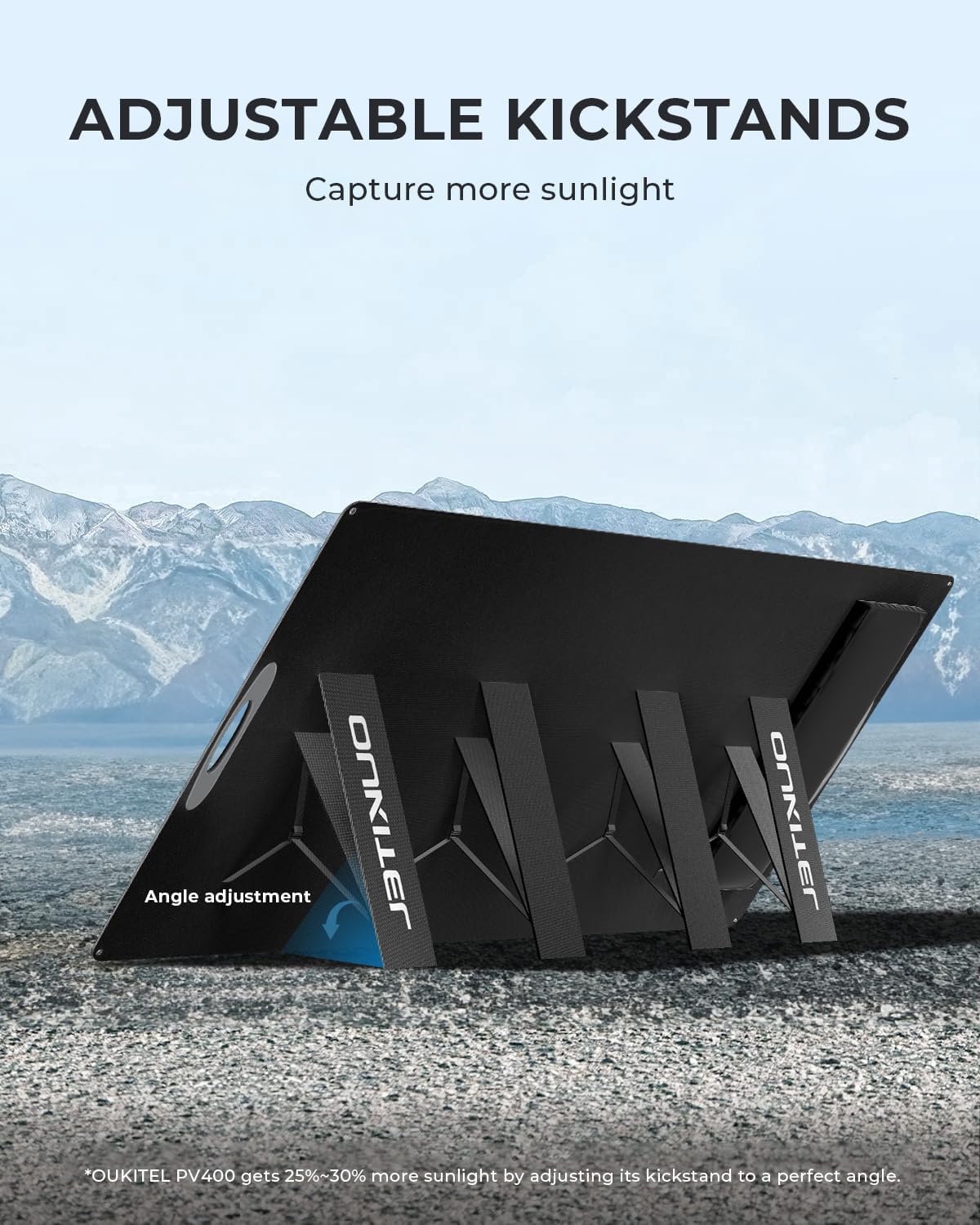 OUKITEL PV400 แผงโซลาร์เซลล์แบ - Rv Solar Kit 400W บทวิจารณ์และราคา