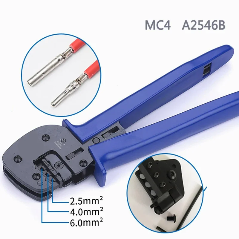 คีมย้ำสายโซลาร์เซลล์ A-2546B แ - Mc4 Crimping Tool บทวิจารณ์และราคา