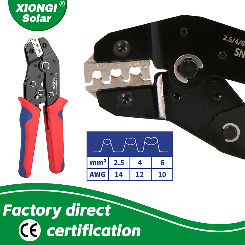 SN-2546B พลังงานแสงอาทิตย์ตัวเ - Mc4 Crimping Tool บทวิจารณ์และราคา
